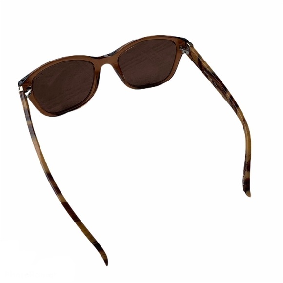 Elle EL 14824 Brown Square Frame Full Rim Acetate Brown Lens Designer Sunglasses main image 10